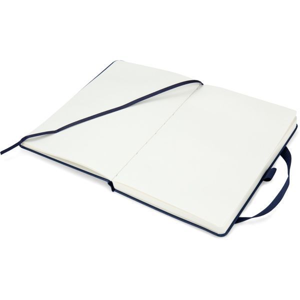 Книга записна Axent Partner 8307-02-A, A5-, 125x195 мм, 96 аркушів, нелінований, тверда обкладинка, темно-синя 8307-02-A фото