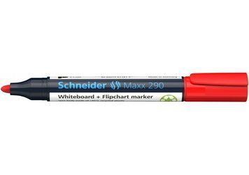 Маркер для дошок та фліпчартів SCHNEIDER MAXX 290 2-3 мм, червоний S129002 фото