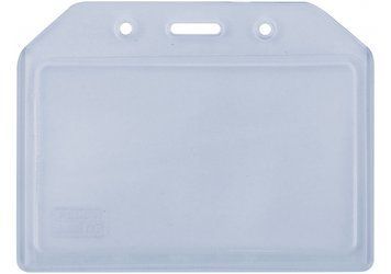 Бейдж горизонтальний, 90х54 мм, PVC O45613 фото