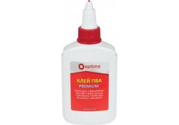 Клей ПВА Optima Premium 85 мл з дозатором O45234 фото