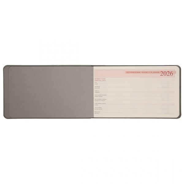 Щотижневик 10х17 см Leo Planner датований 2026 "Fiore", м'який, 128 сторінок 252715 фото