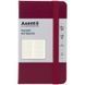 Книга записна Axent Partner 8301-46-A, 90x150 мм, 96 аркушів, клітинка, тверда обкладинка, винна 8301-46-A фото 1