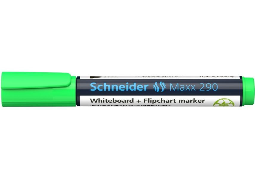 Маркер для дошок та фліпчартів SCHNEIDER MAXX 290, світло зелений S129111 фото