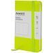 Книга записна Axent Partner 8301-60-A, 95x150 мм, 96 аркушів, клітинка, лимонна 8301-60-A фото 2
