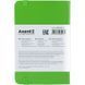 Книга записна Axent Partner 8301-04-A, A6-, 95x140 мм, 96 аркушів, клітинка, тверда обкладинка, салатова 8301-04-A фото 3