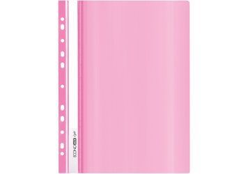 Папка-швидкозшивач А4 Economix Light з перфорацією, рожева E38504-09 фото