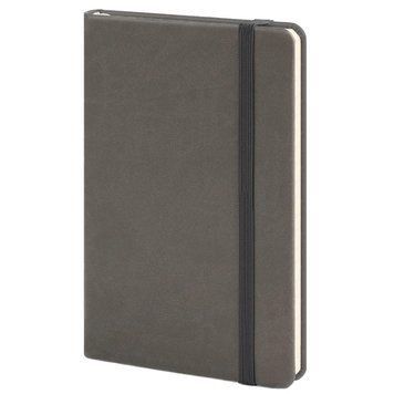 Записна книжка А6 в клітинку Vivella на гумці сірий 462/1-PE-2011 фото