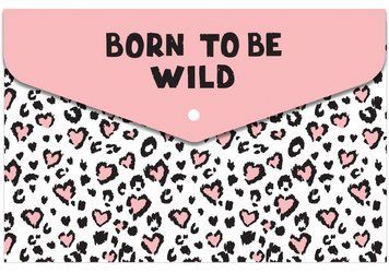 Папка-конверт А4 на кнопці Wild, 180 мкм, непрозора, фактура "глянець" O35240 фото