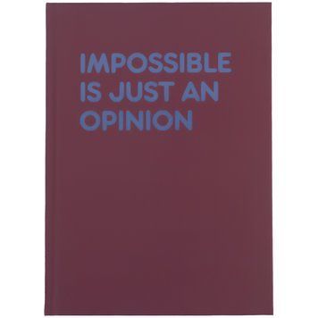 Книга записна Impossible 8458-1-A, А5, 96 аркушів, клітинка, тверда обкладинка 8458-1-A фото