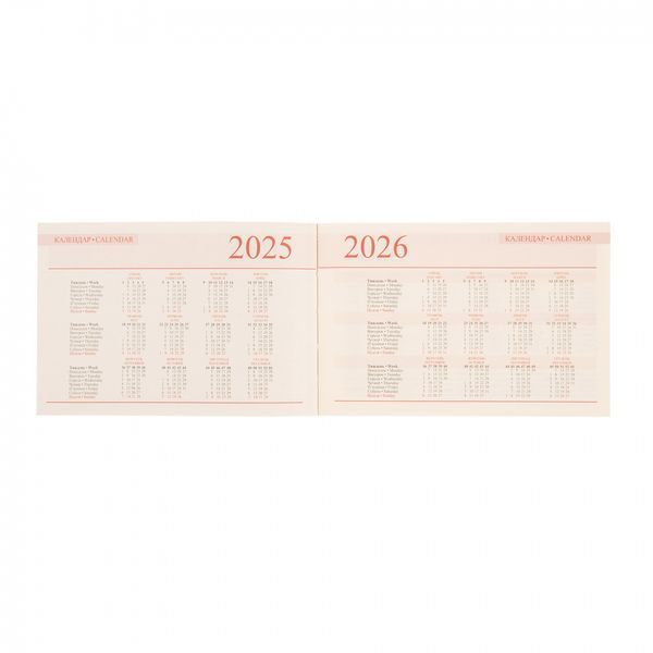 Щотижневик 10х15см Leo Planner датований 2025 Cioccolato 128 стор 252570 фото