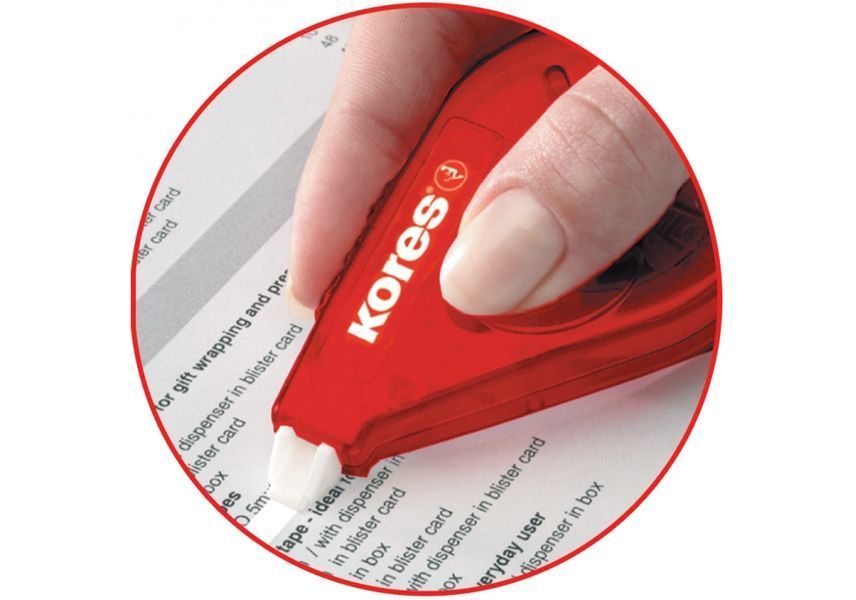 Коректор стрічковий Kores ROLL-ON 4,2 мм х 15 м, бокове використання K84723 фото