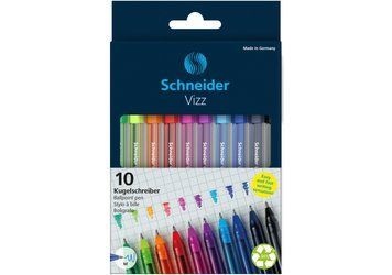Набір масляних ручок SCHNEIDER VIZZ 0,7 мм, 10 кол. в блістері S102290 фото