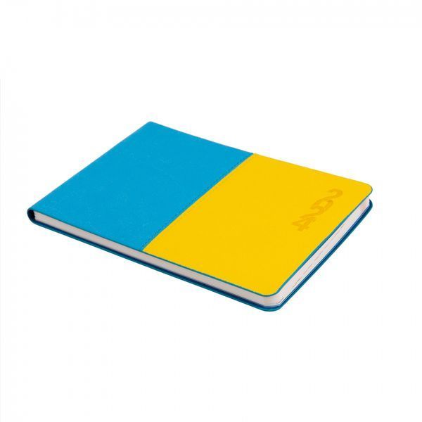 Щотижневик 10х15см Leo Planner датований 2024 Tiffany жовто блакитний 128 стор 252465 фото