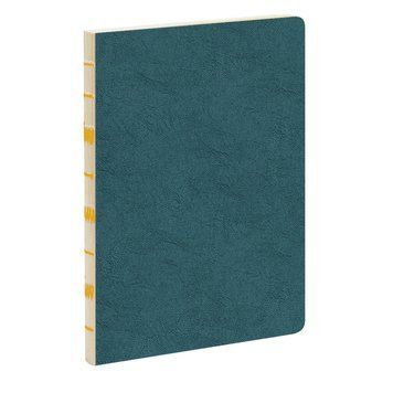 Записна книжка скетчбук А5 128 аркушів, штучна шкіра бірюза 131/2-0652 фото