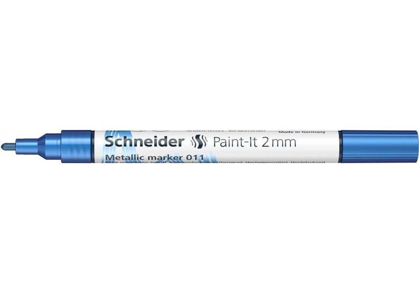 Маркер металік Schneider Paint-It 2.0 мм синій ML01101025 фото