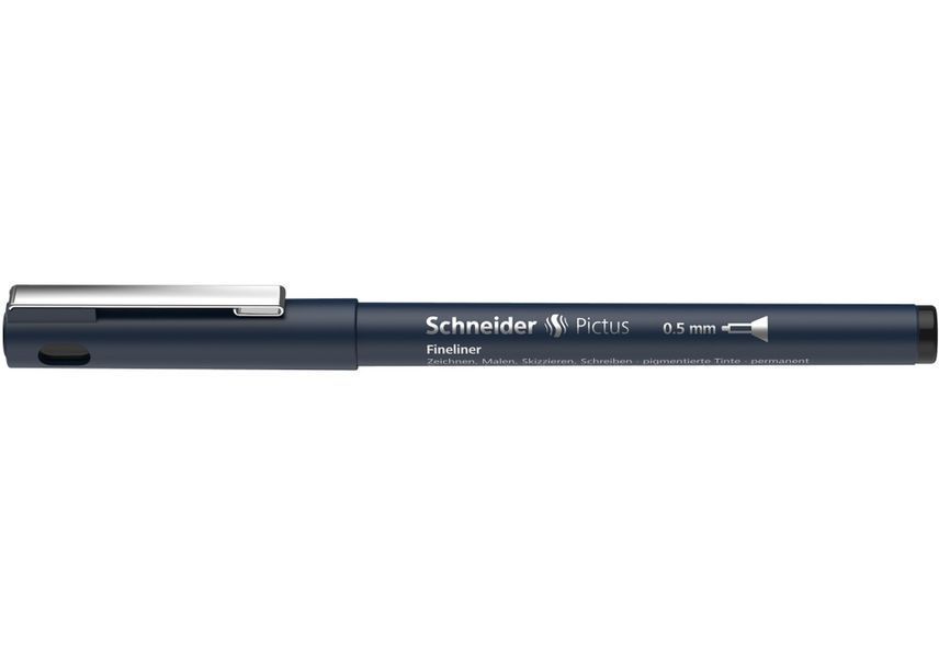 Лайнер для креслення та малювання SCHNEIDER PICTUS 0,5, чорний S197501 фото