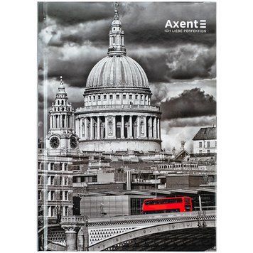 Книга записна Axent R&B Bus 8457-8-A, А5, 96 аркушів, клітинка, тверда обкладинка 8457-8-A фото