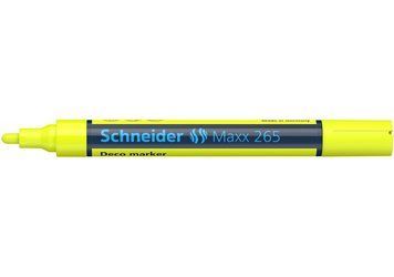 Маркер крейдовий SCHNEIDER MAXX 265 2-3 мм, жовтий S126505 фото