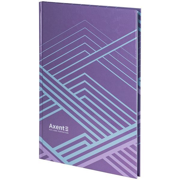 Книга записна Axent Lines 8422-583-A, А4, 96 аркушів, клітинка, бузкова 8422-583-A фото