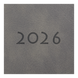 Щоденник датований 2026 FORTUNA, A5, сірий, штучна шкіра BM.21102-09 фото 6