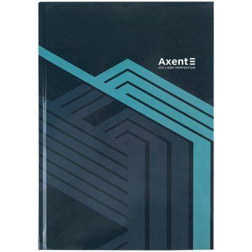 Книга записна Axent Lines 8422-580-A, А4, 96 аркушів, клітинка, сіра 8422-580-A фото