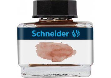 Флакон з рідкими чорнилами до перових ручок SCHNEIDER 15 мл, коньячний S6937 фото
