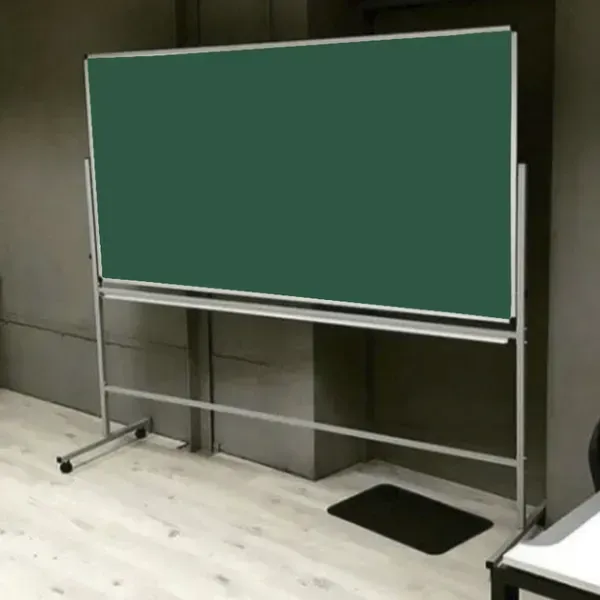 Дошка UkrBoards оборотна крейдова / коліщатка / двостороння 90х120 см (UB-R90х120G) UB-R90x120G фото