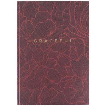 Книга записна Earth Colors 8422-579-A, А4, 96 аркушів, клітинка, Graceful 8422-579-A фото