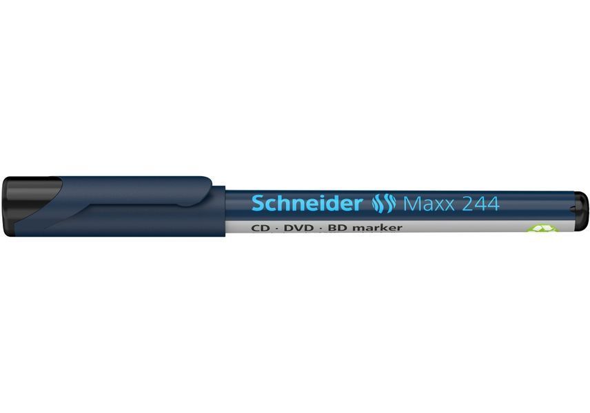 Маркер для CD та DVD SCHNEIDER MAXX 244 0,7 мм в блістері, чорний S72441 фото