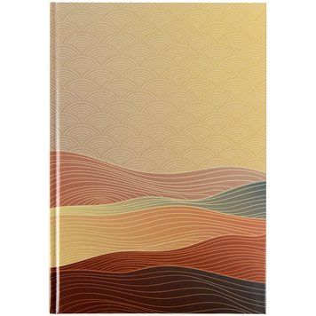 Книга записна Axent Waves 8422-563-A, А4, 96 аркушів, клітинка, бронзова 8422-563-A фото