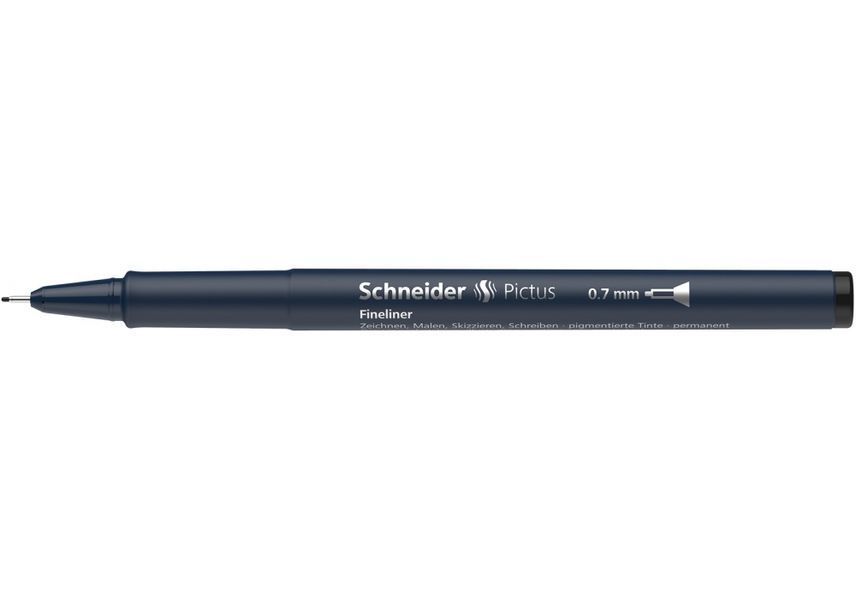 Лайнер для креслення та малювання SCHNEIDER PICTUS 0,7, чорний S197601 фото