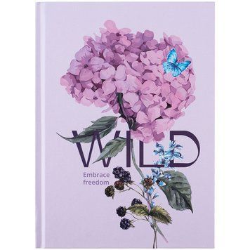 Книга записна Axent Wild 8459-5-A, А5, 96 аркушів, клітинка, тверда обкладинка 8459-5-A фото