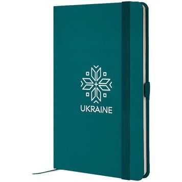 Книга записна Axent Partner Вишиванка 8201-31-7-A, 125x195 мм, 96 аркушів, клітинка, малахітова 8201-31-7-A фото
