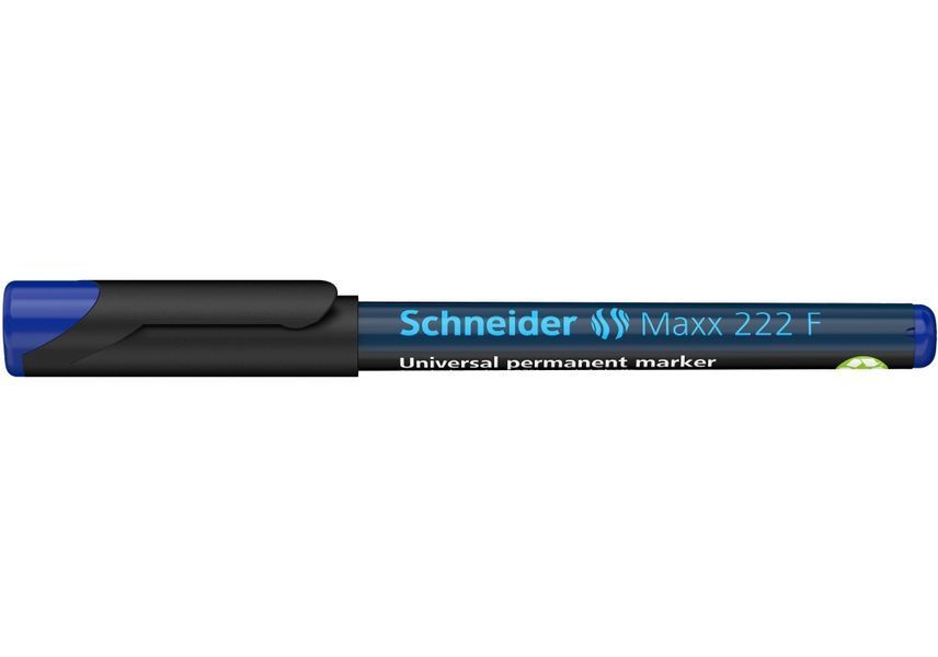 Маркер перманентний (спиртовий) універсальний SCHNEIDER MAXX 222 F 0,7 мм, синій S112203 фото