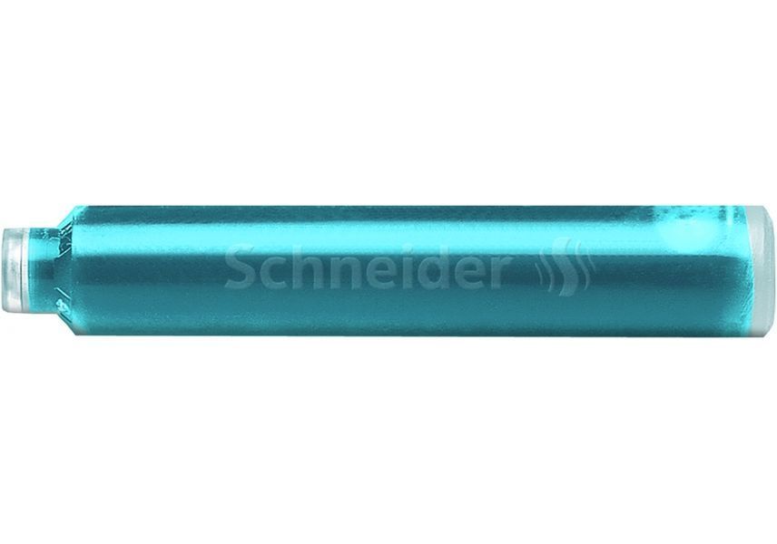 Патрони чорнильні до перової ручки SCHNEIDER 6 шт. в коробці, морська хвиля S166134 фото