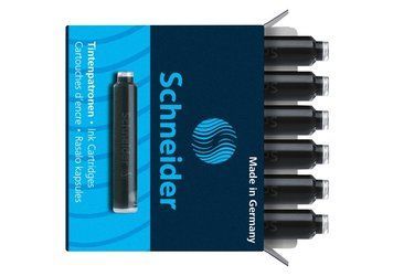 Патрони чорнильні Schneider 6 шт., чорні S6601 фото