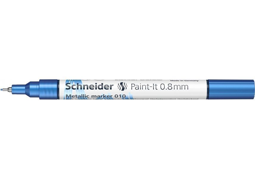 Маркер металік Schneider Paint-It 0,8 мм синій ML01001025 фото