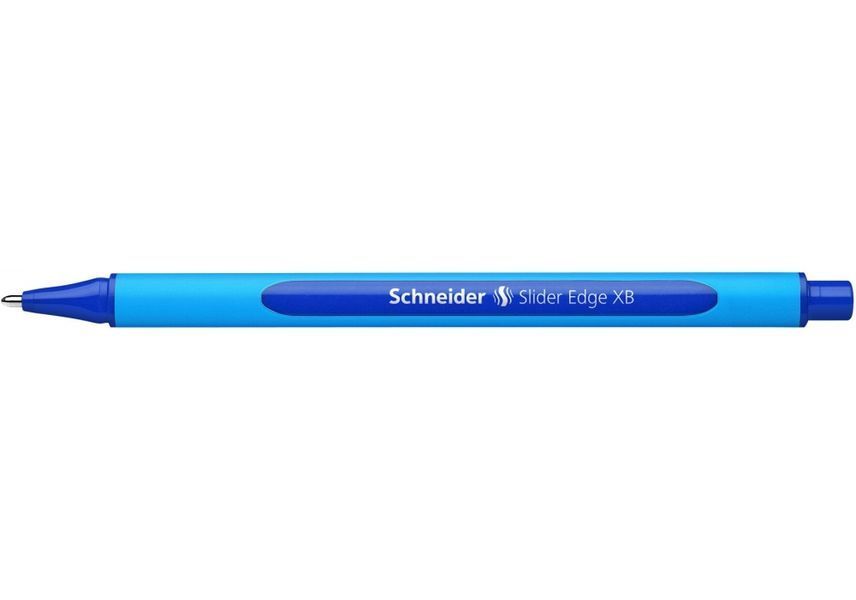 Ручка масляна Schneider SLIDER EDGE ХВ синя S152203 фото