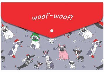 Папка-конверт А5 на кнопці Pets, 180 мкм, непрозора, фактура "глянець" O35234 фото