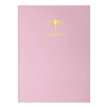 Книга канцелярська FAVOURITE, PASTEL, А4, 96 арк., клітинка, офсет, тверда ламінована обкладинка, рожева BM.2400-410 фото