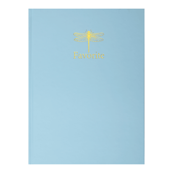 Книга канцелярська FAVOURITE, PASTEL, А4, 96 арк., клітинка, офсет, тверда ламінована обкладинка, блакитна BM.2400-414 фото
