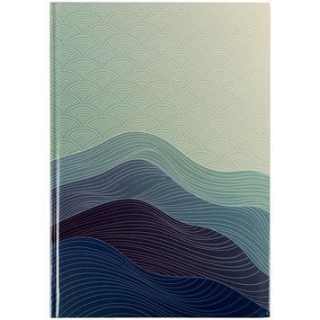 Книга записна Axent Waves 8422-562-A, А4, 96 аркушів, клітинка, синя 8422-562-A фото