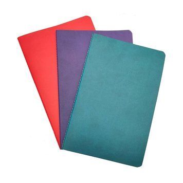 Набір з 3х записних книжок В6 в клітинку Vivella різноколір 136 06Н фото