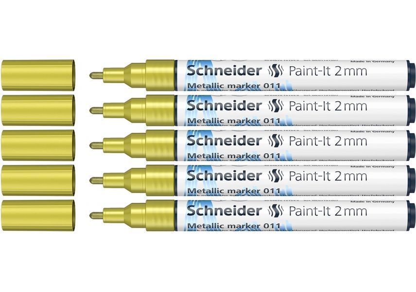 Маркер металік Schneider Paint-It 2.0 мм жовтий ML01101063 фото