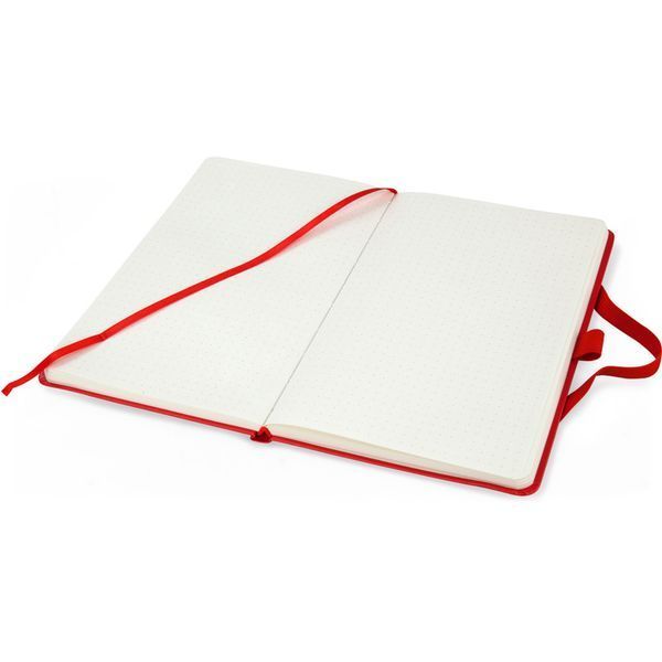 Книга записна Axent Partner 8306-05-A, A5-, 125x195 мм, 96 аркушів, крапка, тверда обкладинка, червона 8306-05-A фото